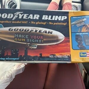 Goodyear Blimp Model Kit - Silver